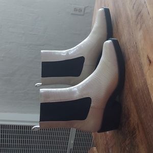 Open Edit croc boots